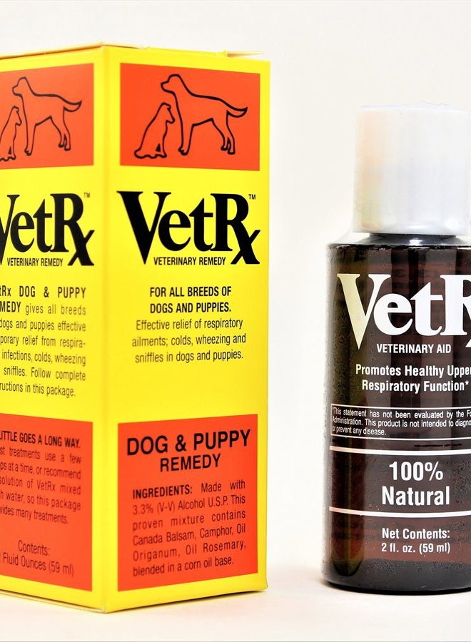 VetRx Veterinary Remedy for Dogs and Puppies (2 fl oz) - Image 1