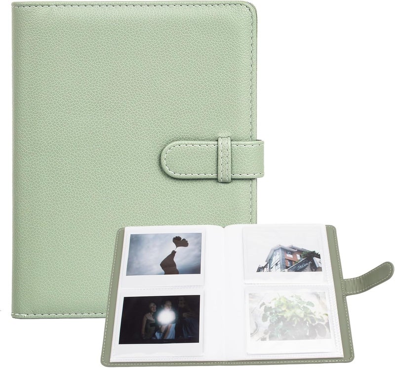 Rieibi Photo Album for Fujifilm Instax Wide210Wide300Wide400 Camera 34x43 Inch Wide Film 80 Pockets PU Leather Photo Frame for Instax Wide 400 Album Album for Instax Wide series - Image 1