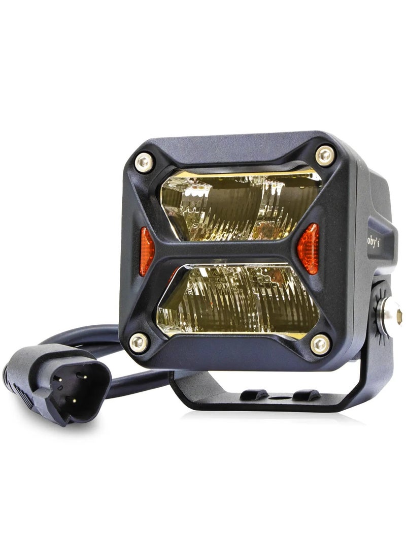 Toby's Toby’s New Launched 3″ 20W LED Work Light Mini Auxiliary Headlight Driving Lamp Diffuser Effects Truck Motorcycle (Driving “wide beam”)  - Image 4