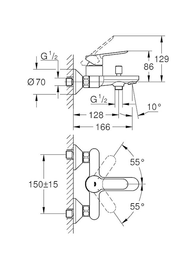 Bath And Shower Mixer Single-lever 32820A