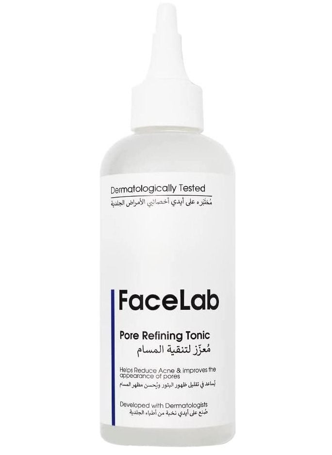 FaceLab - FaceLab Pore Refining Tonic - For Preventing Acne and Reducing Pores, 200ml - Image 1