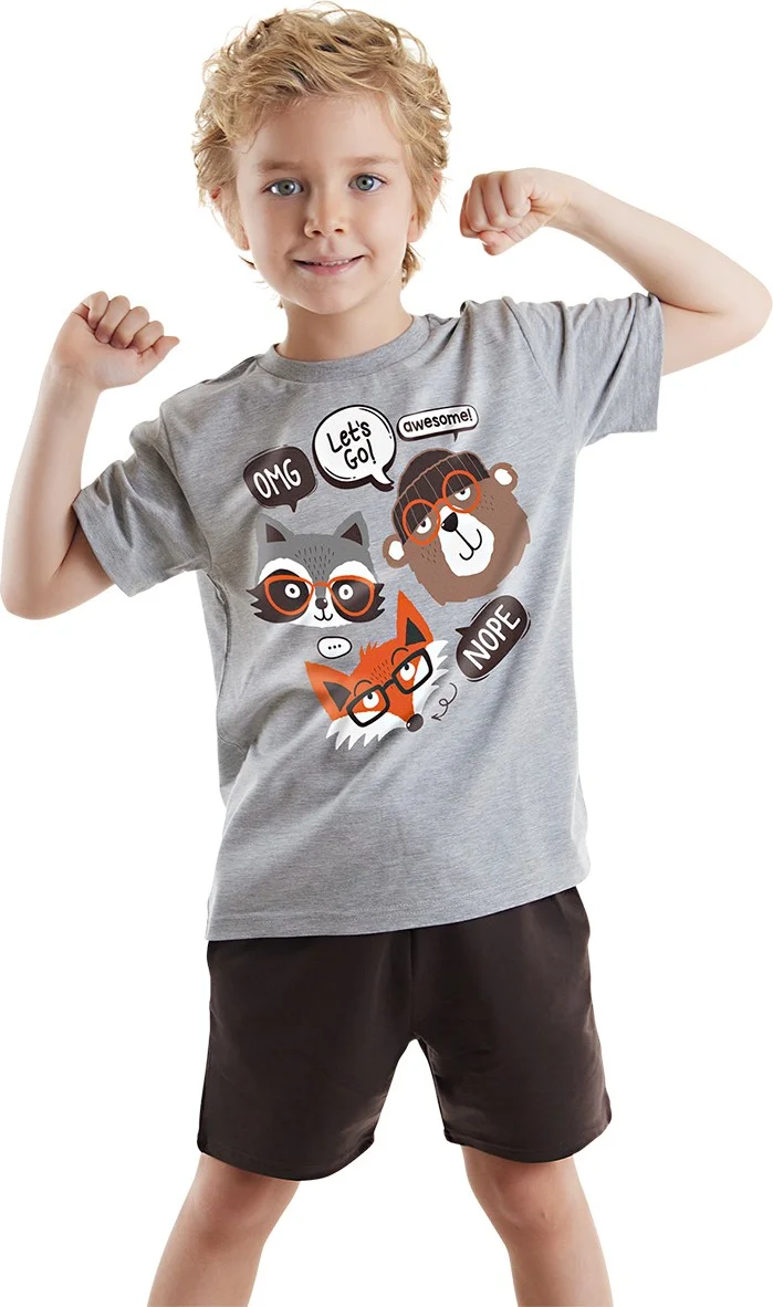 Denokids Friends Boys T-Shirt Shorts Set