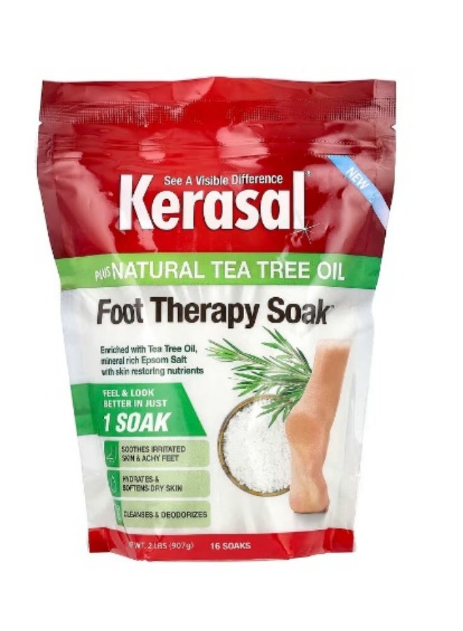 Kerasal, Foot Therapy Soak Plus Natural Tea Tree Oil, 2 lbs (907 g)