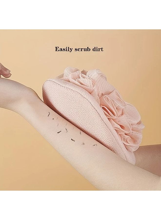 Dual Sided Exfoliating Bath Mittens Grey Gentle For Sensitive Skin Fragrance Free - Image 5
