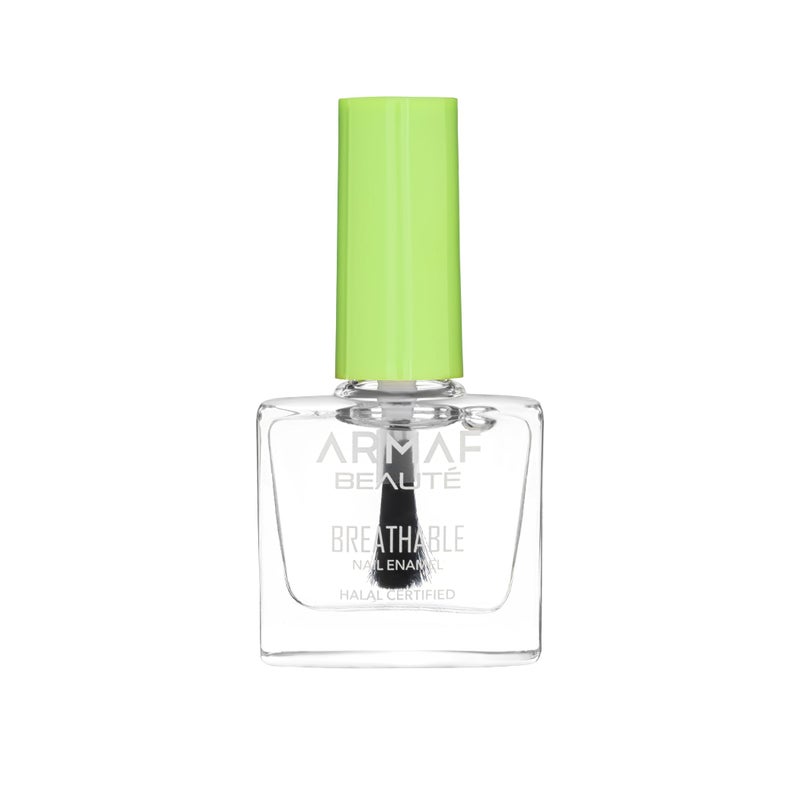 Armaf Beaute Armaf France Breathable Nail Enamel 9ml, HL301 Crystal Clear, Long Lasting Nail Polish, Halal Certified, High Shine, Quick Dry Resistant, Long Lasting, Lightweight & Non Sticky, Best For Every Outfit