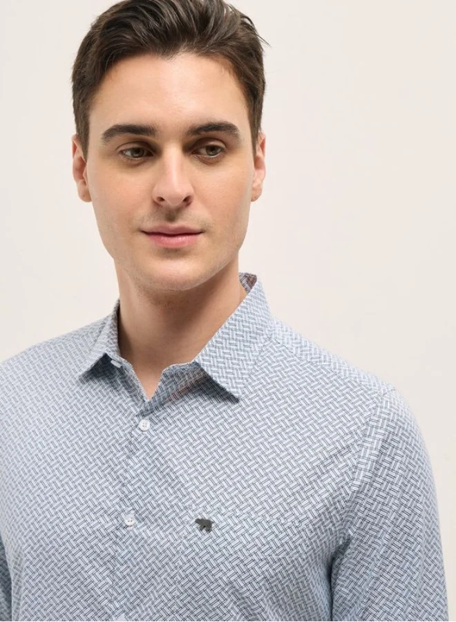 THE BEAR HOUSE Men's Shirt for Casual and Formal Wear | Classic Button-Down Style for Office, Daily Use, Travel, Events & All-Season Outfits | Versatile & Stylish Wardrobe Essential for Every Occasion