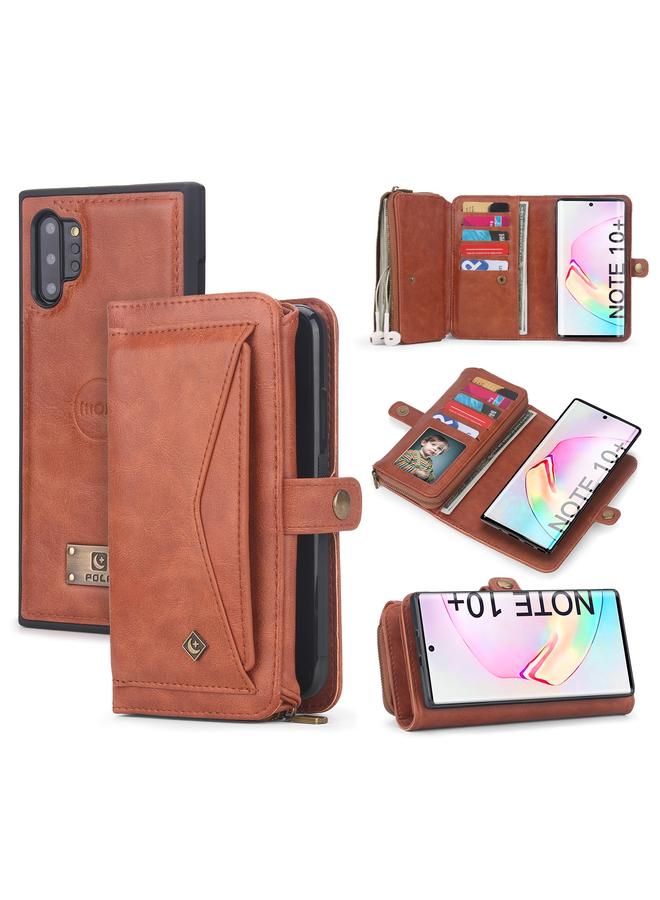 اس-توب جراب هاتف Samsung Galaxy Note10+ متعدد الوظائف بسحاب ومحفظة جلدية - Image 1