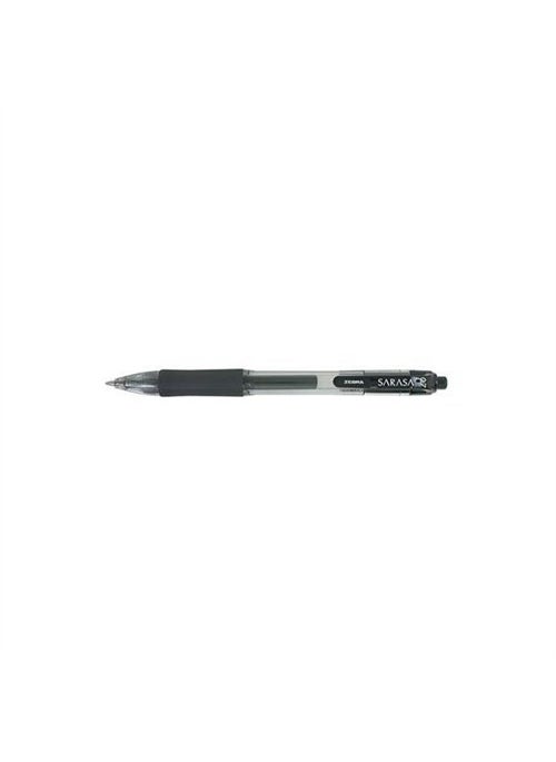 ZEBRA Sarasa Clip Gel Ink Rollers, Press-on, 0.7Mm, Black Src-0.7-Syh 