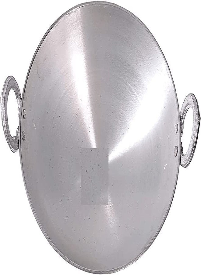 SHOPSIDEX Aluminium kadhai Premium Range of Aluminum Kadhai Deep Kadai | Non Induction Kadai | Non Stick Kadai | Deep Cooking (14 Litter) - Image 3