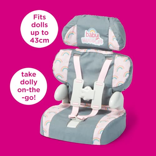 Casdon Grey Car Booster Seat. Dolls Car Booster Seat For Children Aged 3+. Suits Dolls Up To 35cm In Size - Image 3