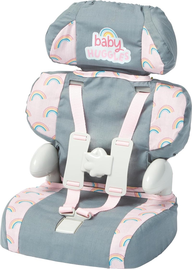 Casdon Grey Car Booster Seat. Dolls Car Booster Seat For Children Aged 3+. Suits Dolls Up To 35cm In Size - Image 1
