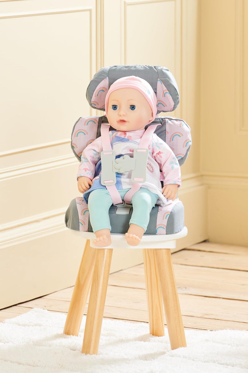 Casdon Grey Car Booster Seat. Dolls Car Booster Seat For Children Aged 3+. Suits Dolls Up To 35cm In Size - Image 2