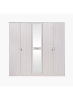 Valencia 5-Door Wardrobe With Mirror 55x208x211 cm - pzsku/Z140A851EE315E4C6946BZ/45/_/1666969212/852a543b-a9dc-42af-acd9-d3278393f870