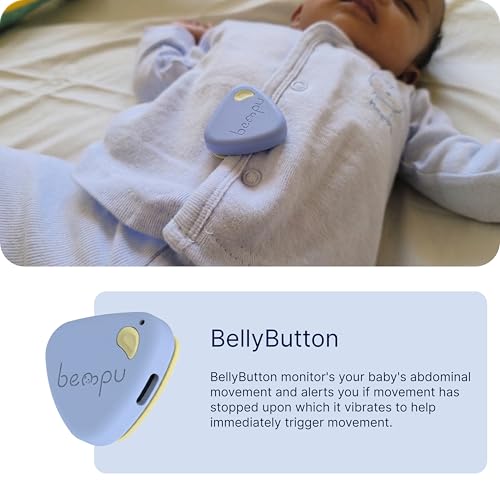 BEMPU Baby Movement Monitor for Peace of Mind with Gentle Vibration App Alerts Easy Clip Portable BabySafe Design Sleep Monitor for Newborns and Infants Yellow - Image 3