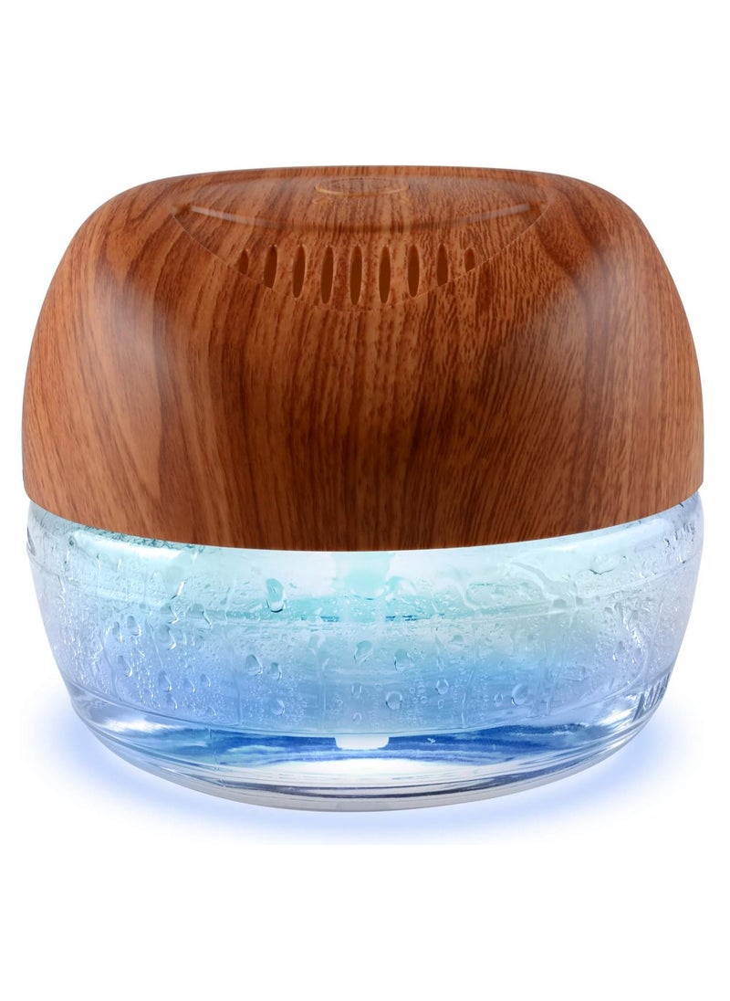 Generic Air Purifier,  Lightweight Multifunctional Air Freshener, Portable Fragrance Diffuser With Night Light, Easy To Clean And Durable Electric Deodorizer For Home And Office, (1pc, Dark Brown A)  - Image 1