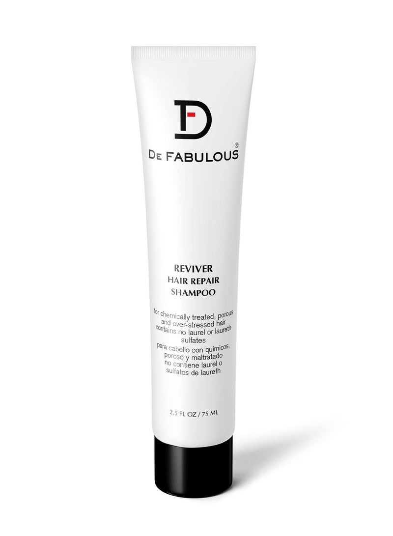 De Fabulous Reviver Shampoo Masque 75ml Travel Pack of 2 All hair types Scalp Health Sulphate Free Reviver - Image 2