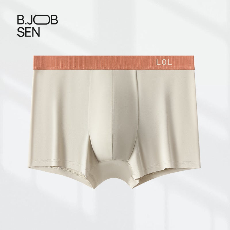 100-Pack Mens Cotton Underwear with Silk Fog White - Image 2