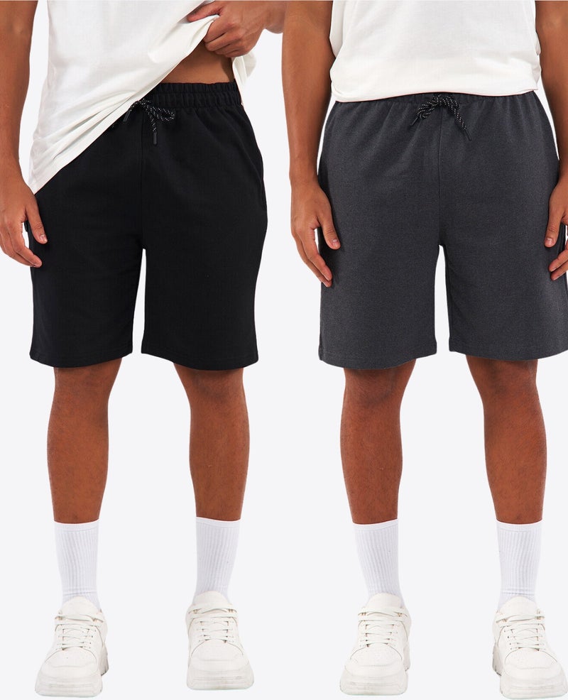 Comeor Regular Fit 2-Piece Men's Shorts with Side Pockets  - Image 1