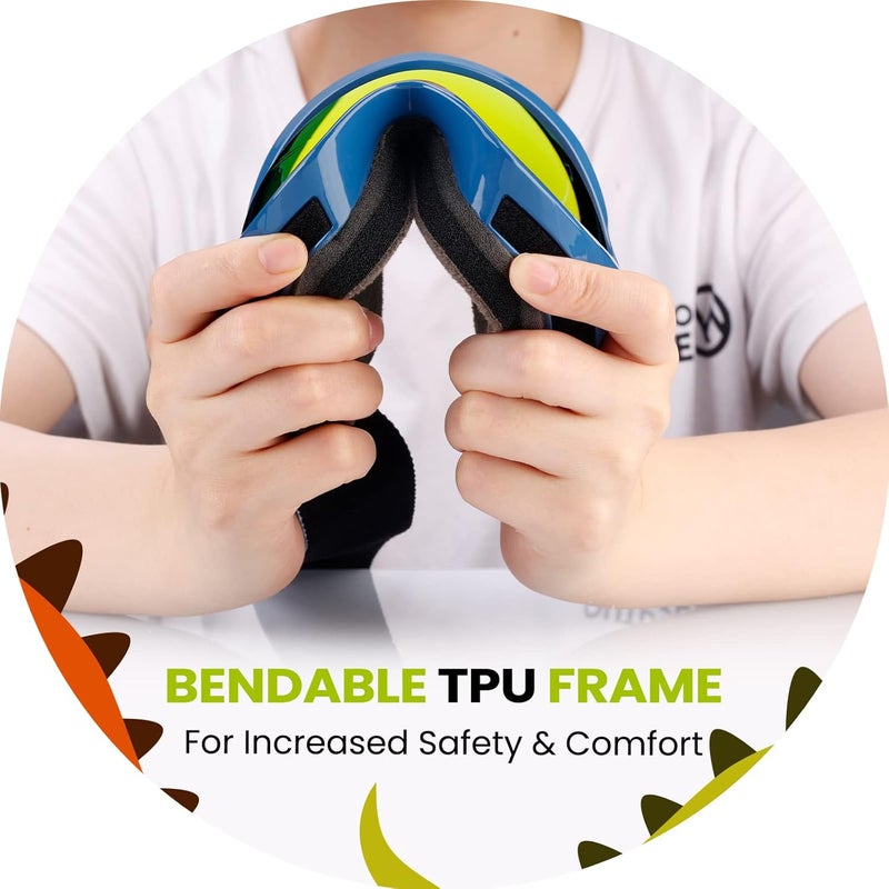 OutdoorMaster Kids Ski Goggles - Helmet Compatible Snow Goggles for Boys & Girls with 100% UV Protection - Image 5