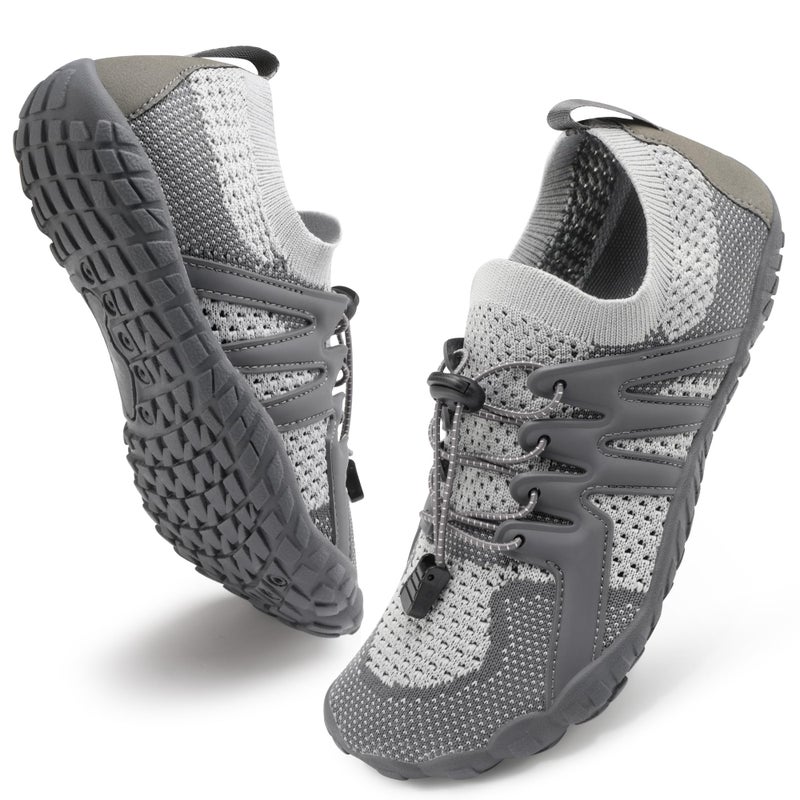 Stelle Water Shoes for Women Men, Quick-Dry Barefoot Aqua Shoes for Beach, Swim, Pool, Boating & Yoga, Lightweight Water Shoes for Adult (Charcoal,7) - Image 1