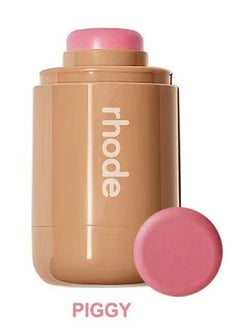 rhode The Pocket Blushes, Creamy Blush for Buildable Color + Baby-Soft Cheeks, Lip and Cheek Blush Cream, Blush Stick for Cheeks, Hydrates Skin Longlasting Non-Stick 0.18 Oz (Piggy)  - Image 1