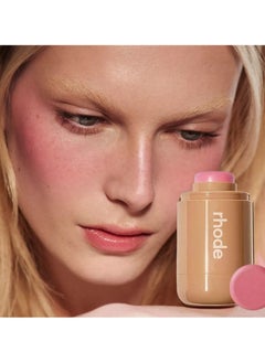 rhode The Pocket Blushes, Creamy Blush for Buildable Color + Baby-Soft Cheeks, Lip and Cheek Blush Cream, Blush Stick for Cheeks, Hydrates Skin Longlasting Non-Stick 0.18 Oz (Piggy)  - Image 3