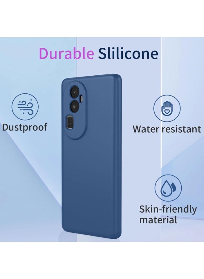 ELTRAZONE Case for Huawei Nova 12i with Tempered Glass Screen Protector, Soft Flexible Silicone TPU Bumper Cover Shock-Absorbing Protective Shell for Huawei Nova 12i 6.7 Inch – Blue - Image 5