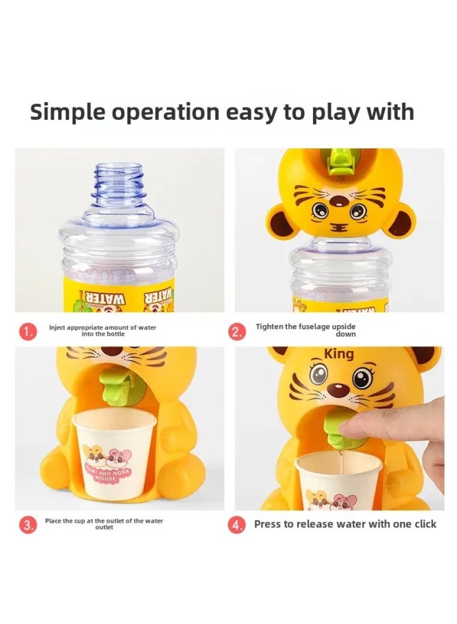 Mini Cartoon Children's Water Dispenser Toy Realistic Kitchen Role Play Dollhouse Gift For Kindergarten From Mainland China-Specifications:[Window Box/trumpet] Penguin  - Image 4
