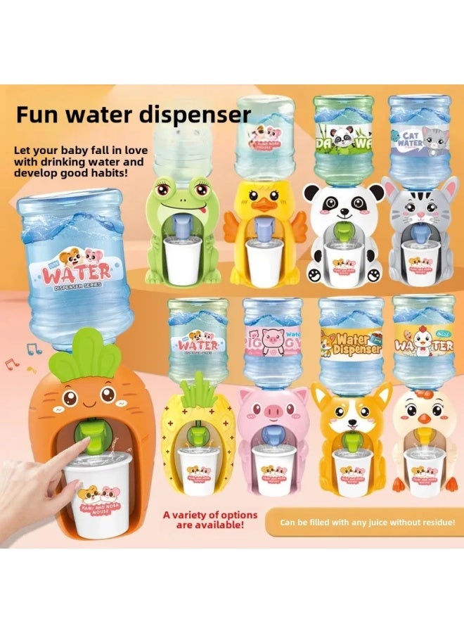 Mini Cartoon Children's Water Dispenser Toy Realistic Kitchen Role Play Dollhouse Gift For Kindergarten From Mainland China-Specifications:[Window Box/trumpet] Penguin  - Image 2