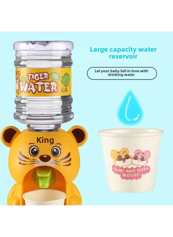 Mini Cartoon Children's Water Dispenser Toy Realistic Kitchen Role Play Dollhouse Gift For Kindergarten From Mainland China-Specifications:[Window Box/trumpet] Penguin  - Image 3