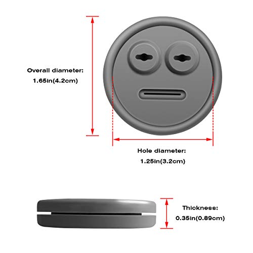 YAOAWE 3 Pack Meat Thermometer Probe Grommet for Grill, Replacement for Weber 85037 Smokey Mountain Cookers Accessories, and Other Grills Probes Port - Image 3