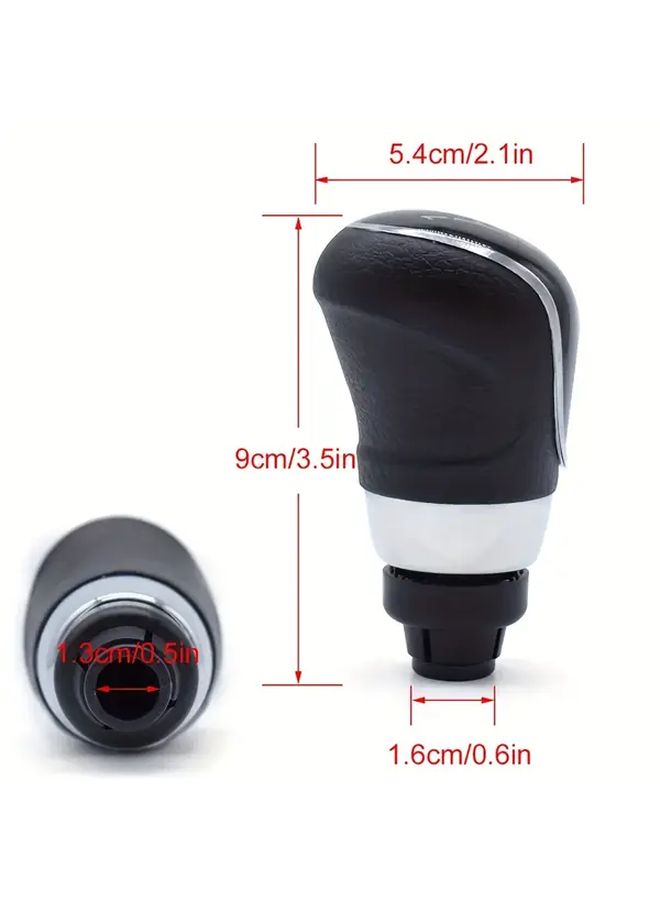 Silvery 5 Speed Universal Manual Car Gear Shift Knob Stick Handle Upgrade - Image 2
