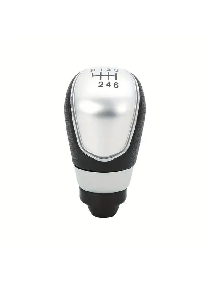 Silvery 5 Speed Universal Manual Car Gear Shift Knob Stick Handle Upgrade - Image 5