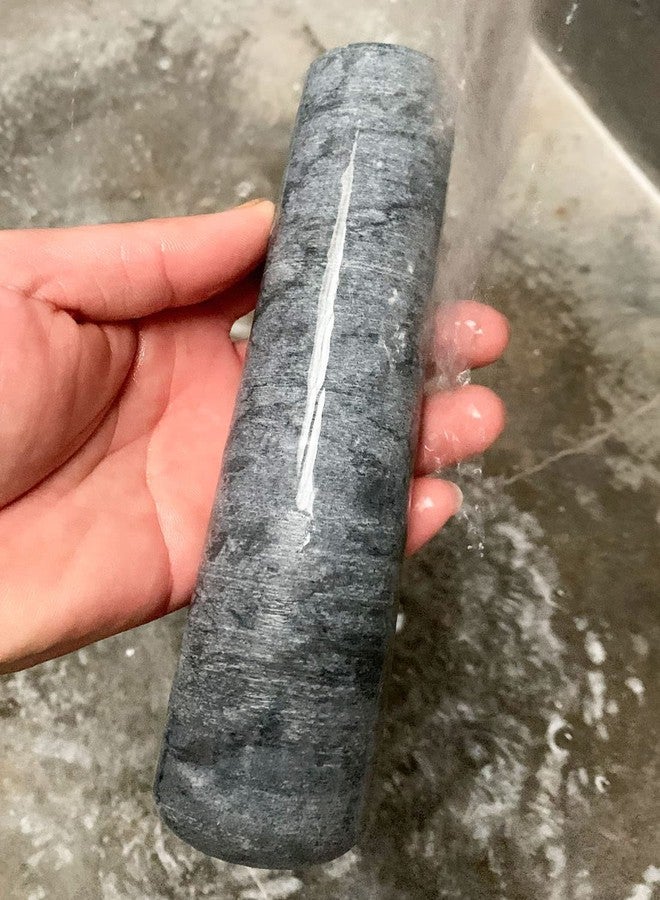 Daszui 7.3 in Granite Replacement Pestle (Only Pestle [Mortar is not Included]) Black Unpolished - Image 5