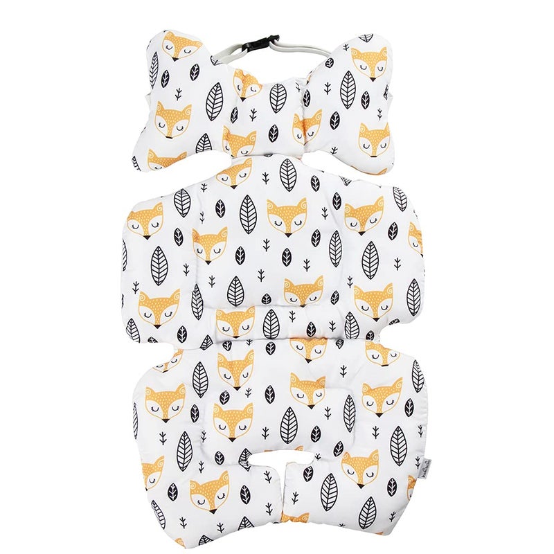 KAKIBLIN Toddler Car Seat Insert KAKIBLIN Baby Stroller Liner Head and Body Support Pillow Toddler Seat Pad Carseat Neck Support Cushion for Toddler