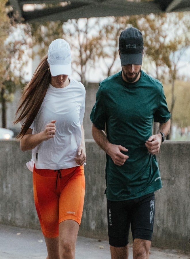 Sprints قبعة سباق هايبرج عالية الأداء من سبرينتس | قبعة رياضية خفيفة الوزن وسريعة الجفاف للجري، مقاس واحد، للجنسين (أسود فيكتوري سبرينتس) - Image 4