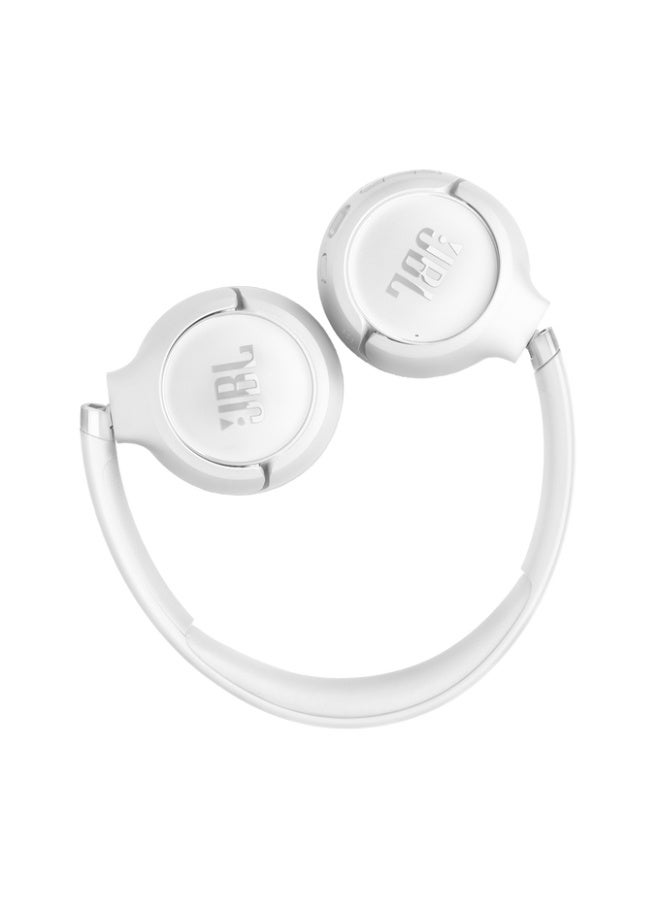 JBL Tune 530Bt Wireless On Ear Headphones Pure Bass Sound 76H Battery Hands Free Call Plus Voice Aware Multi Point Connection Lightweight And Foldable White - Image 3