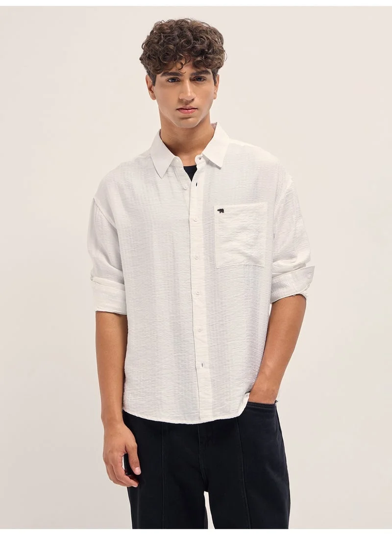 THE BEAR HOUSE  Men’s Long Sleeve Shirt – Classic, Comfortable and Stylish Essential for Work, Travel or Casual Outings for Men | Best Price UAE