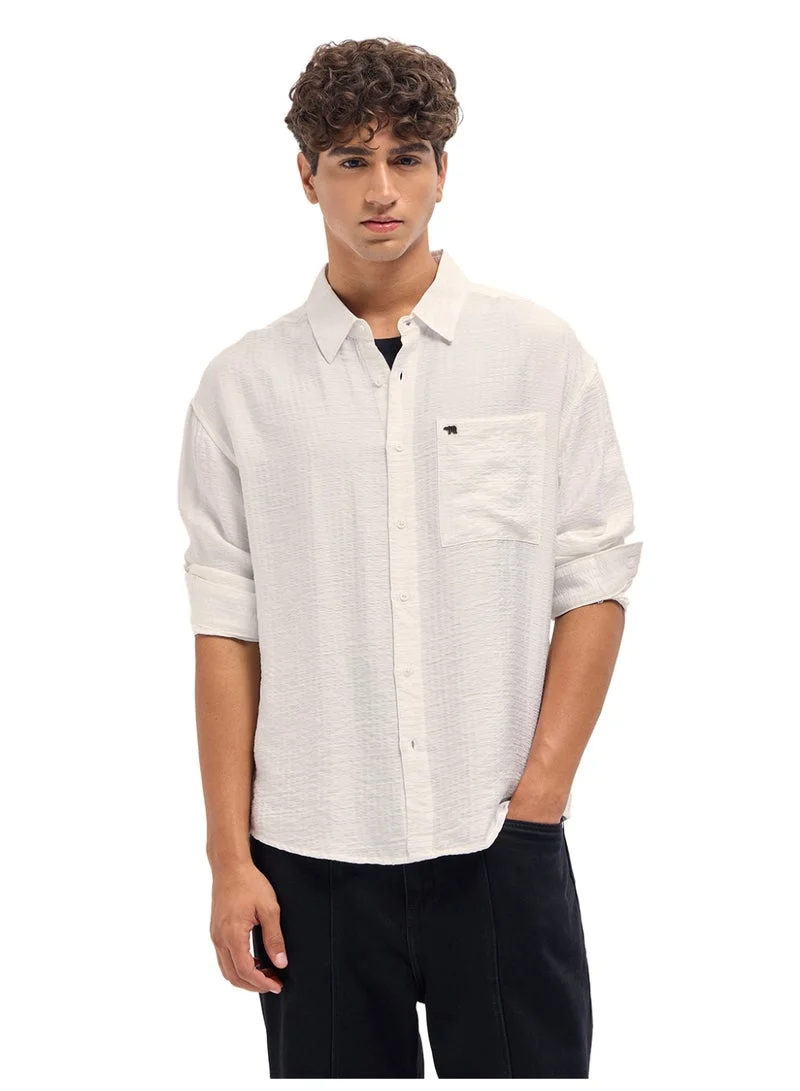 THE BEAR HOUSE  Men’s Long Sleeve Shirt – Classic, Comfortable and Stylish Essential for Work, Travel or Casual Outings for Men | Best Price UAE