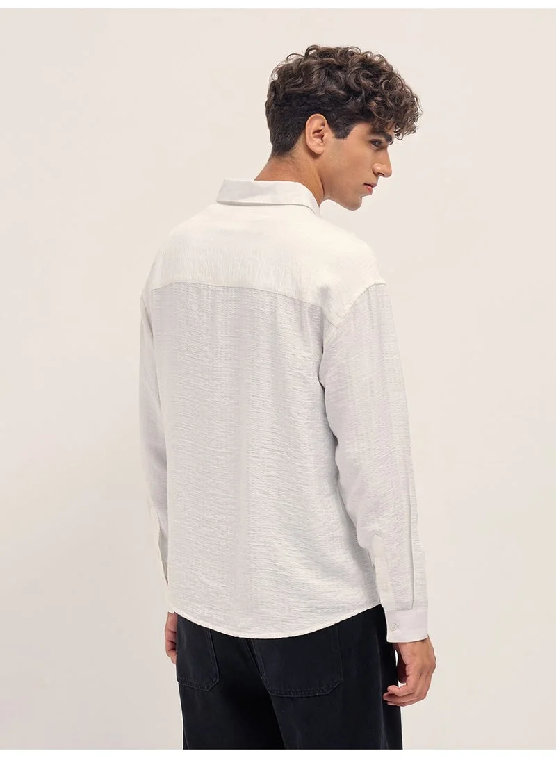 THE BEAR HOUSE  Men’s Long Sleeve Shirt – Classic, Comfortable and Stylish Essential for Work, Travel or Casual Outings for Men | Best Price UAE