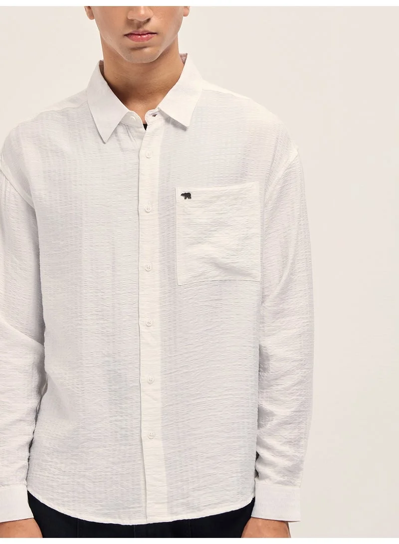 THE BEAR HOUSE  Men’s Long Sleeve Shirt – Classic, Comfortable and Stylish Essential for Work, Travel or Casual Outings for Men | Best Price UAE