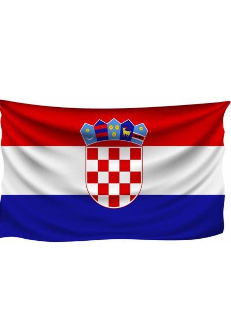Vitacelli CROATIA Flag National Day Durable Long Lasting For Outdoor And Indoor Use For Building Home And Car Decoration 150X90CM  - Image 4
