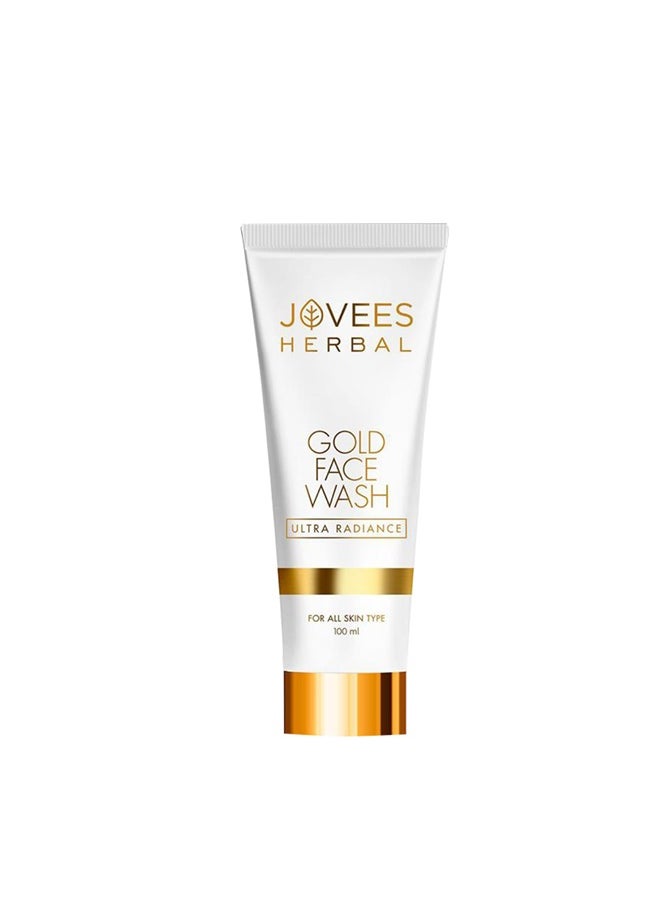 JOVEES HERBAL Jovees Face Wash Gold 100 Ml  - Image 1