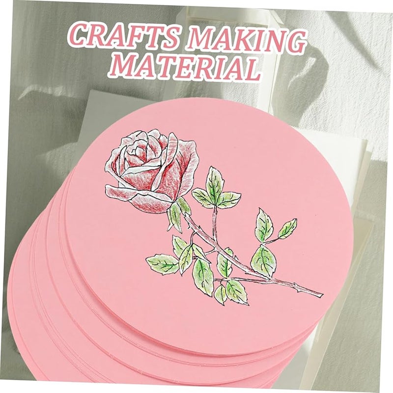 20 قطعة من دوائر ورق البطاقات المستديرة مقاس 8 بوصات للرسم الفني والرسم التخطيطي والحرف اليدوية DIY - Image 4