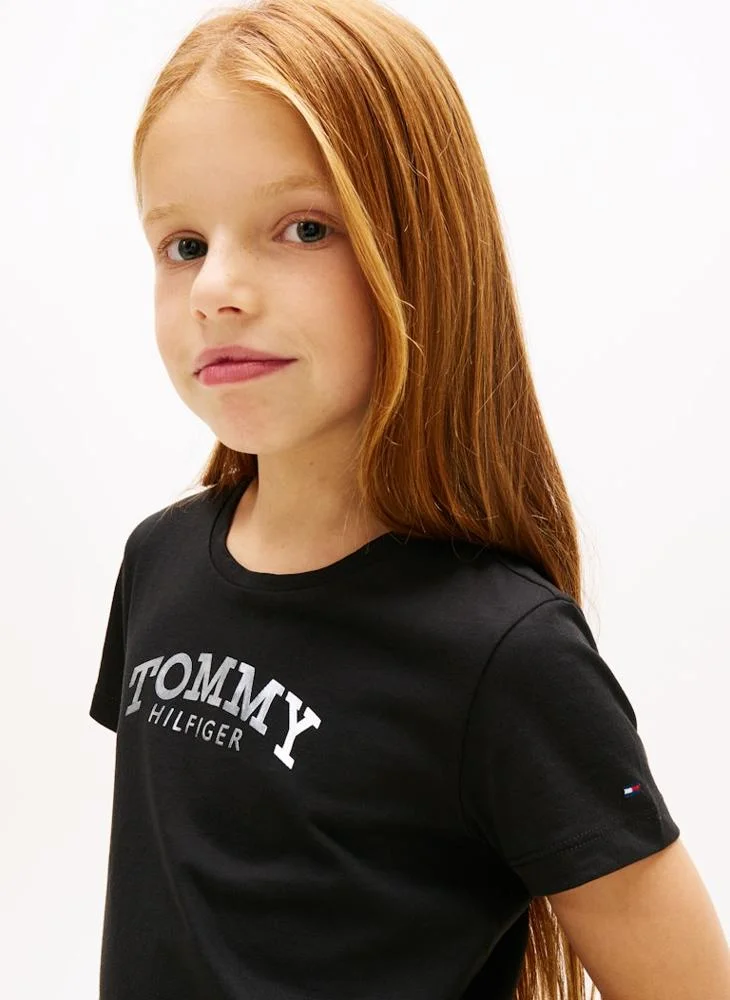 TOMMY HILFIGER Kids Foil Crew Neck T-Shirt