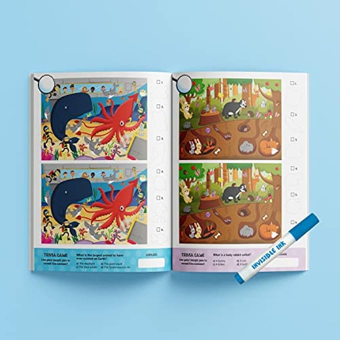 807033 INKREDIBLES SPOT THE DIFFERENCE ANIMAL FUN ACTIVITY BOOK - Image 4