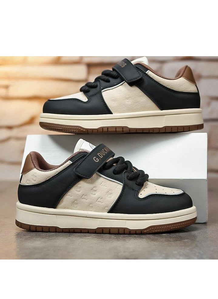 G.DUCK - Children's Leather Waterproof Board Shoes, Casual Flat Shoes - Image 1