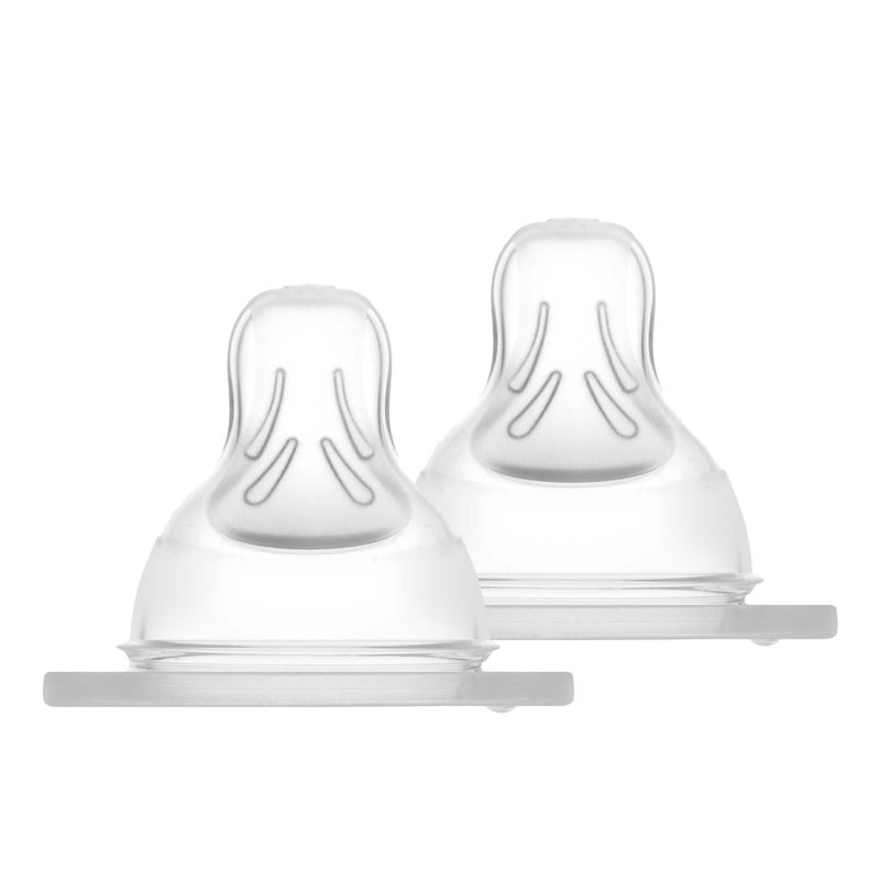 GSL MAM - Set of 2 Size 1 Anti Colic Baby Bottle Teats,from birth, Packaging and Instructions in Foreign Language - Image 2