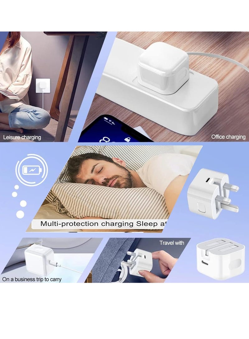20W PD Adapter USB C Fast Charger,Power Block Wall Charger,Power Block Wall Adapter Wall Charger - Image 5