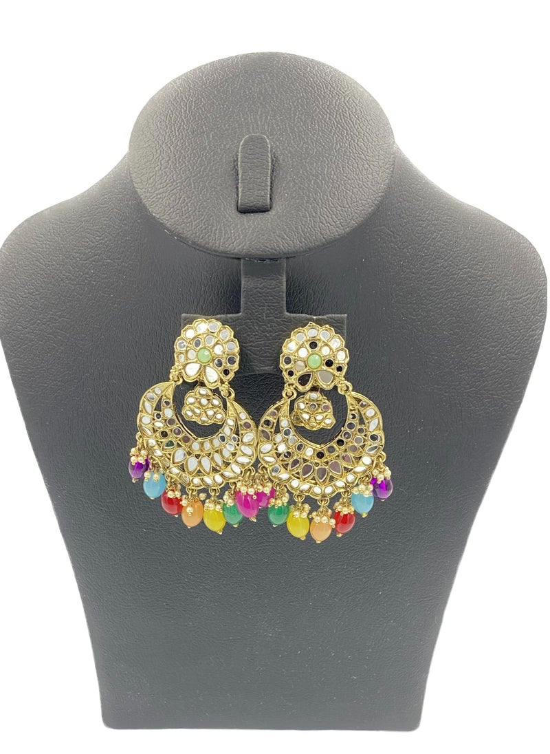 GOHONA - GOHONA Bollywood Style Indian Traditional Jhumka Earring for Women - Image 1